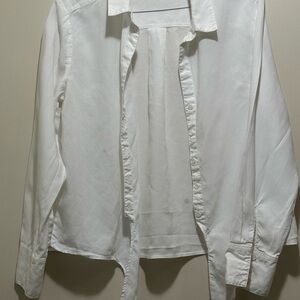 Classic White Button-Up Shirt Cloth & Stone